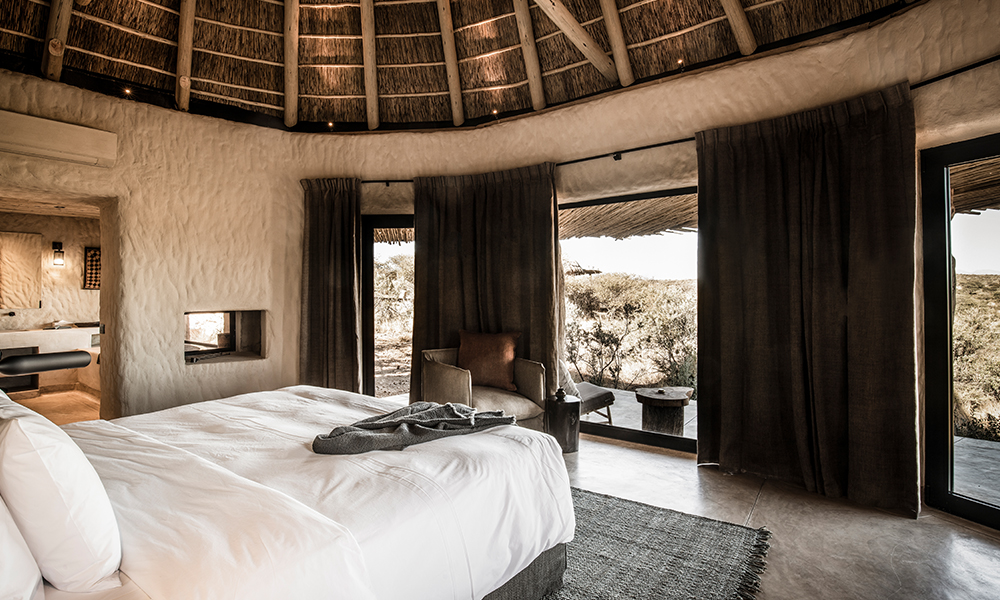 Intérieur hutte, Zannier Omaanda, Windhoek, Namibie © Zannier Hotels