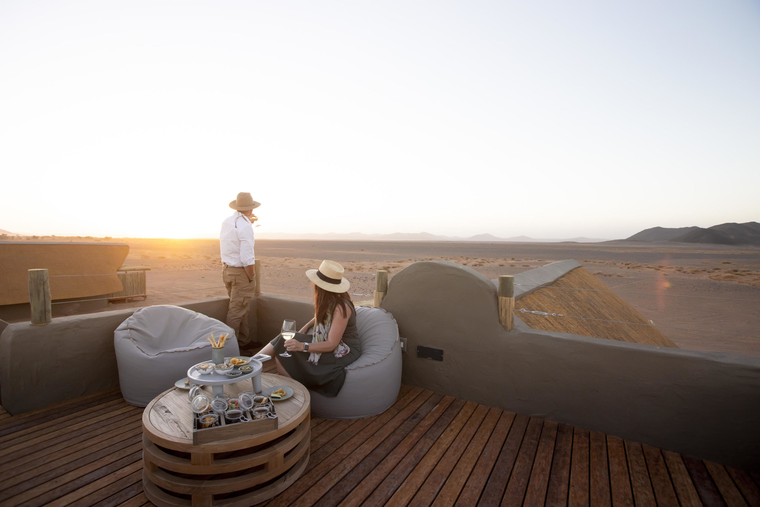 Terrasse, Little Kuala Desert Lodge, Namibie © Sossusvlei