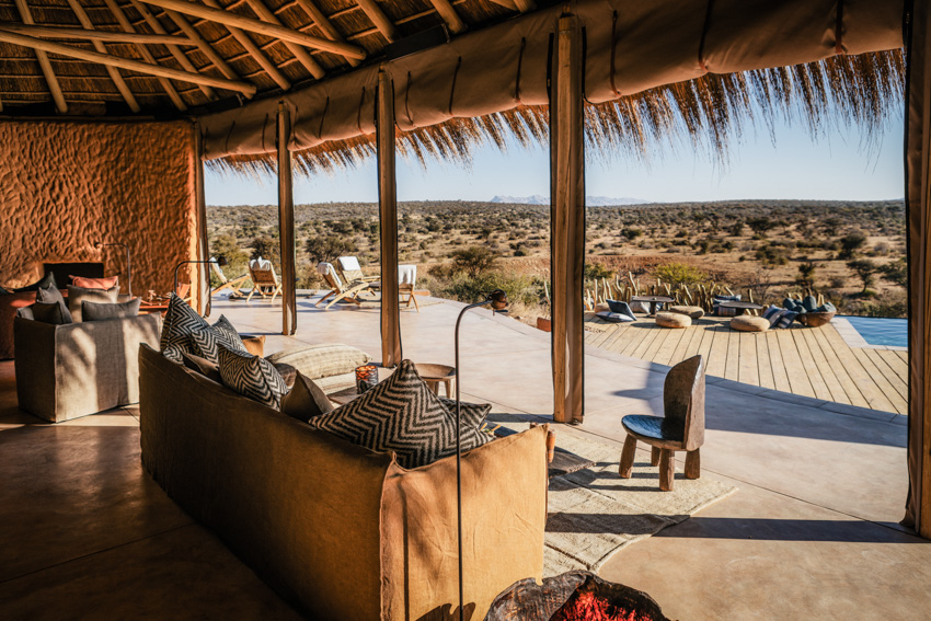 Terrasse, Zannier Omaanda, Windhoek, Namibie © Zannier Hotels