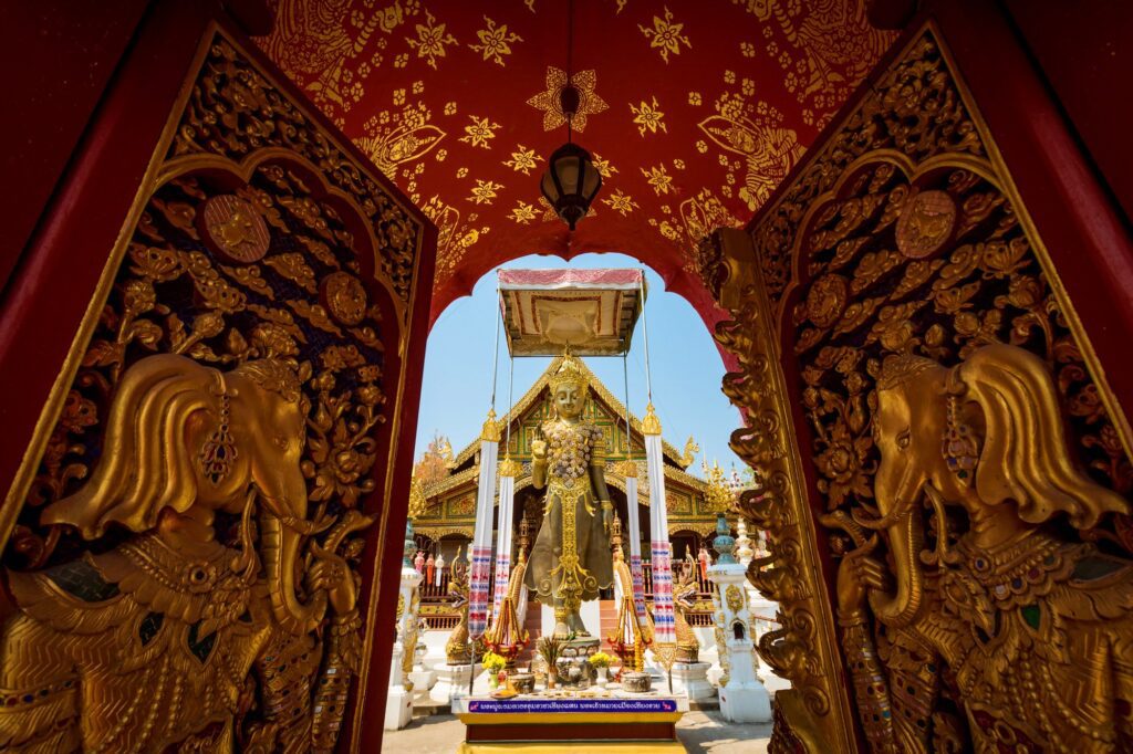 Wat Ming Mueang, Chiang Rai, Thaïlande © TAT