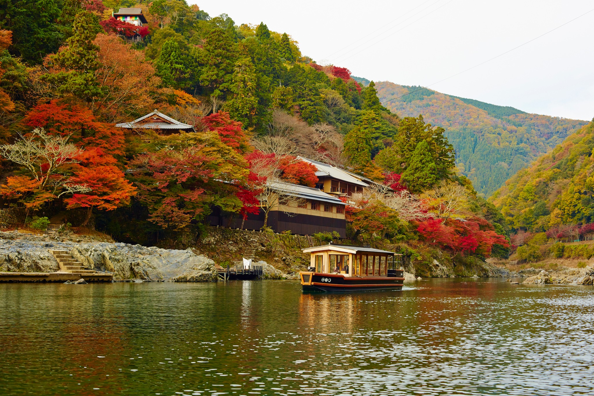 Venez en bateau, Hôtel Hoshinoya Kyoto, Japon © Hoshino Resorts