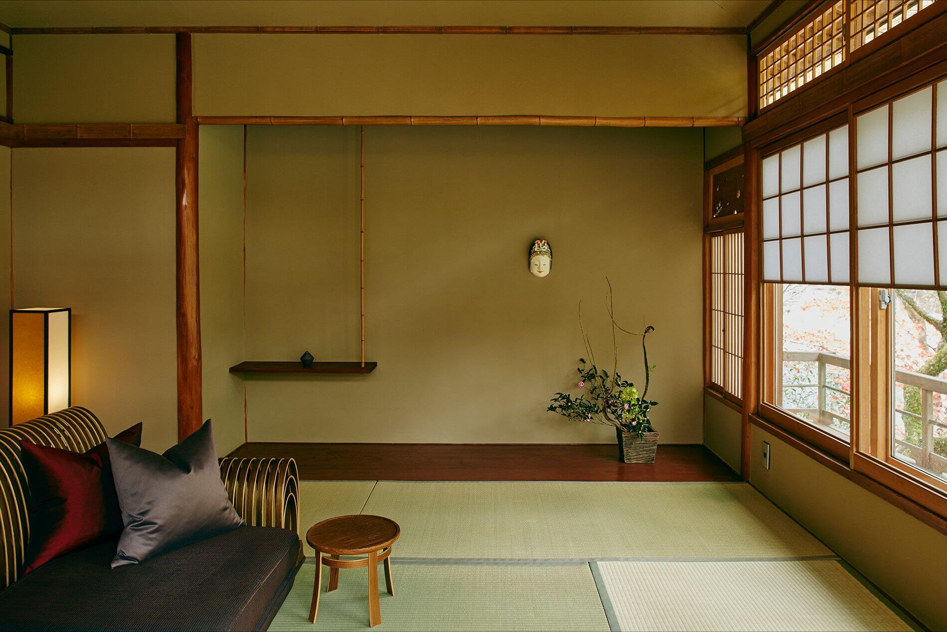 Chambre Tsukihashi, Hôtel Hoshinoya Kyoto, Japon © Hoshino Resorts