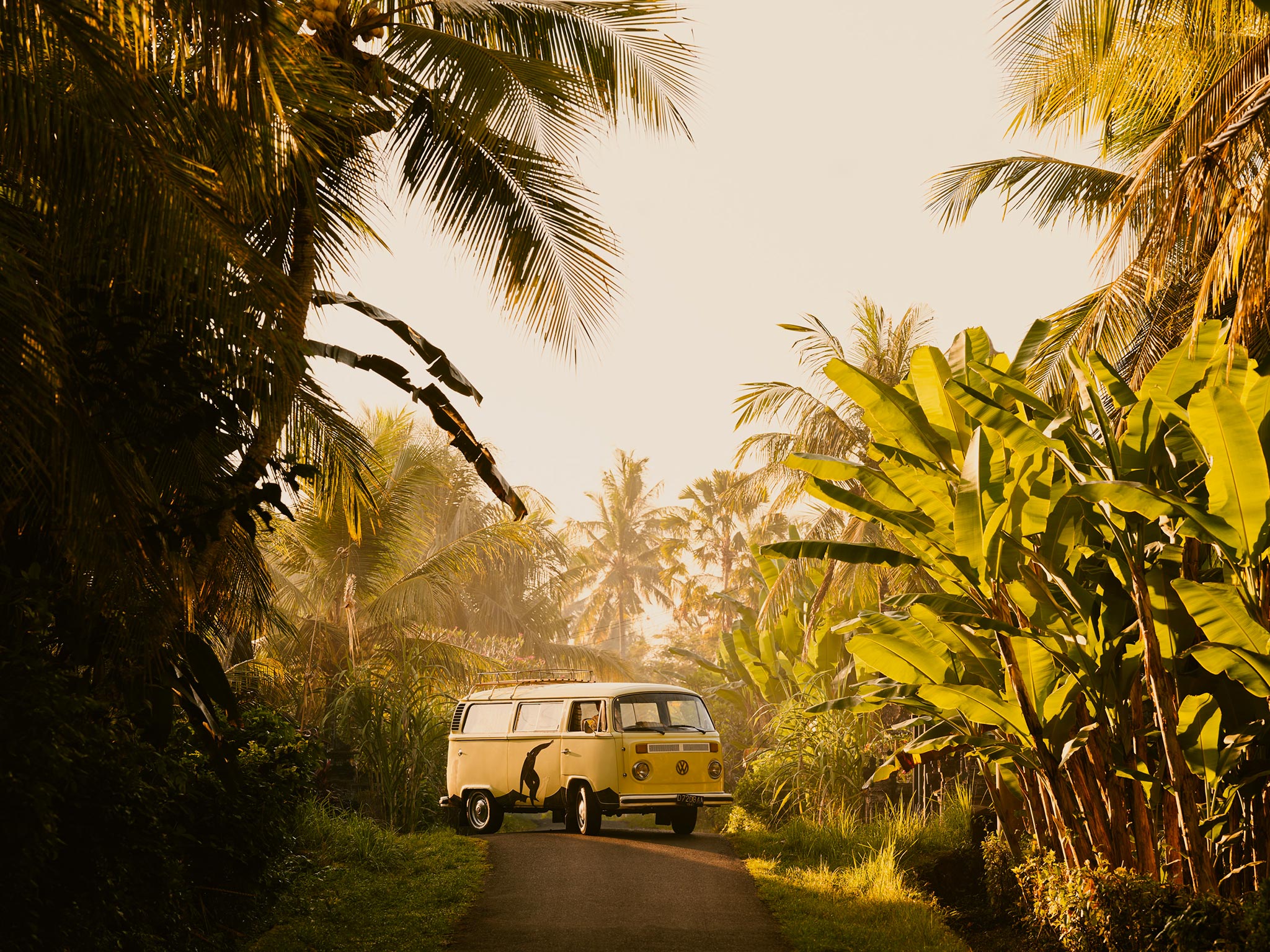 Le Combi Volkswagen du Lost Lindenberg, Bali, Indonésie © Robert Rieger / Lindenberg Hotels