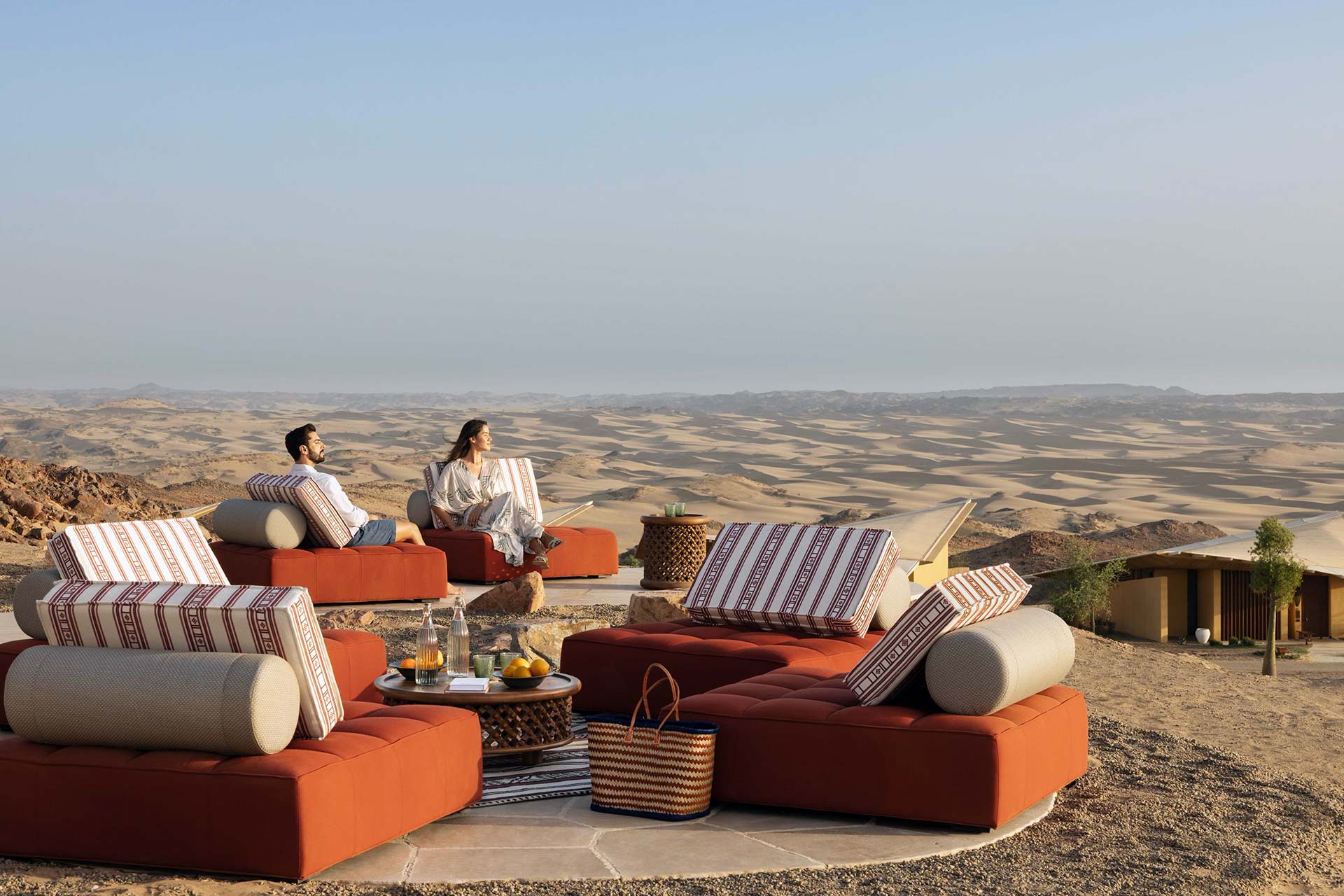 Restaurant Al Sarab, Six Senses Southern Dunes The Red Sea, Arabie Saoudite © Six Senses