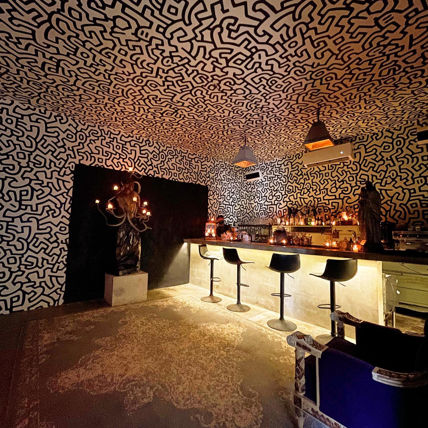 Bar, Keith Haring, Casa Malca, Tulum, Mexique © Casa Malca