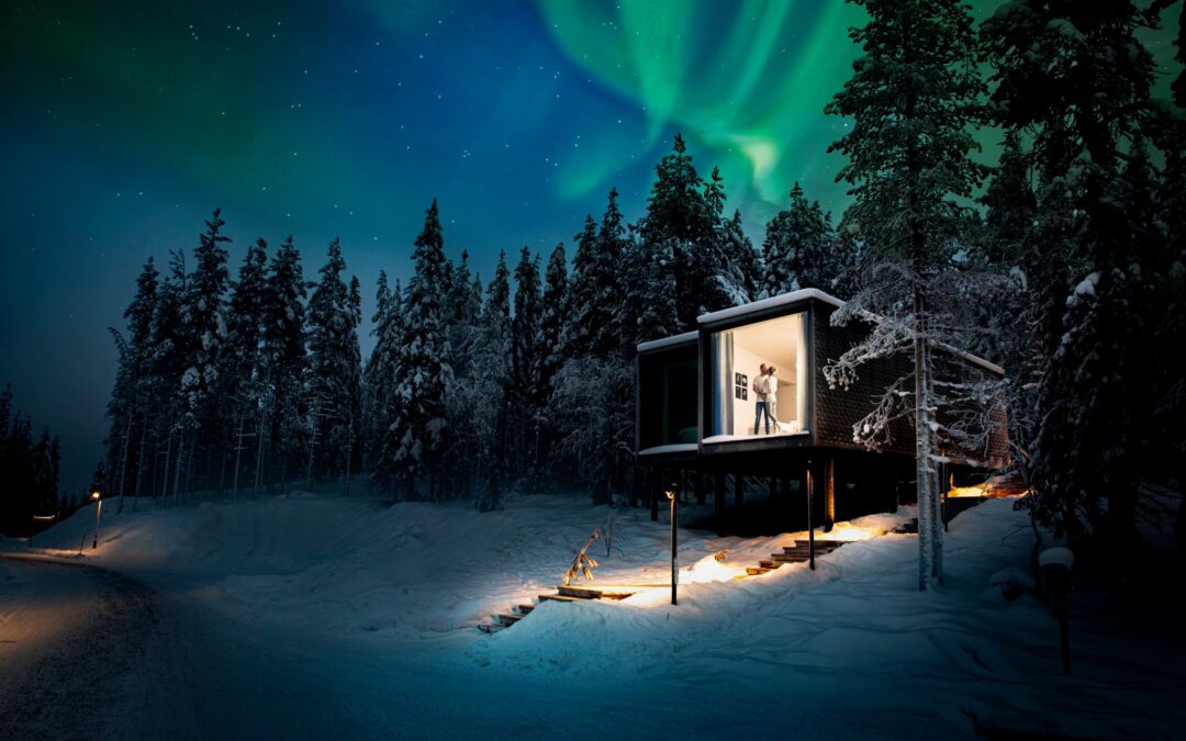 Arctic Treehouse Hôtel, la magie de Noël en Laponie
