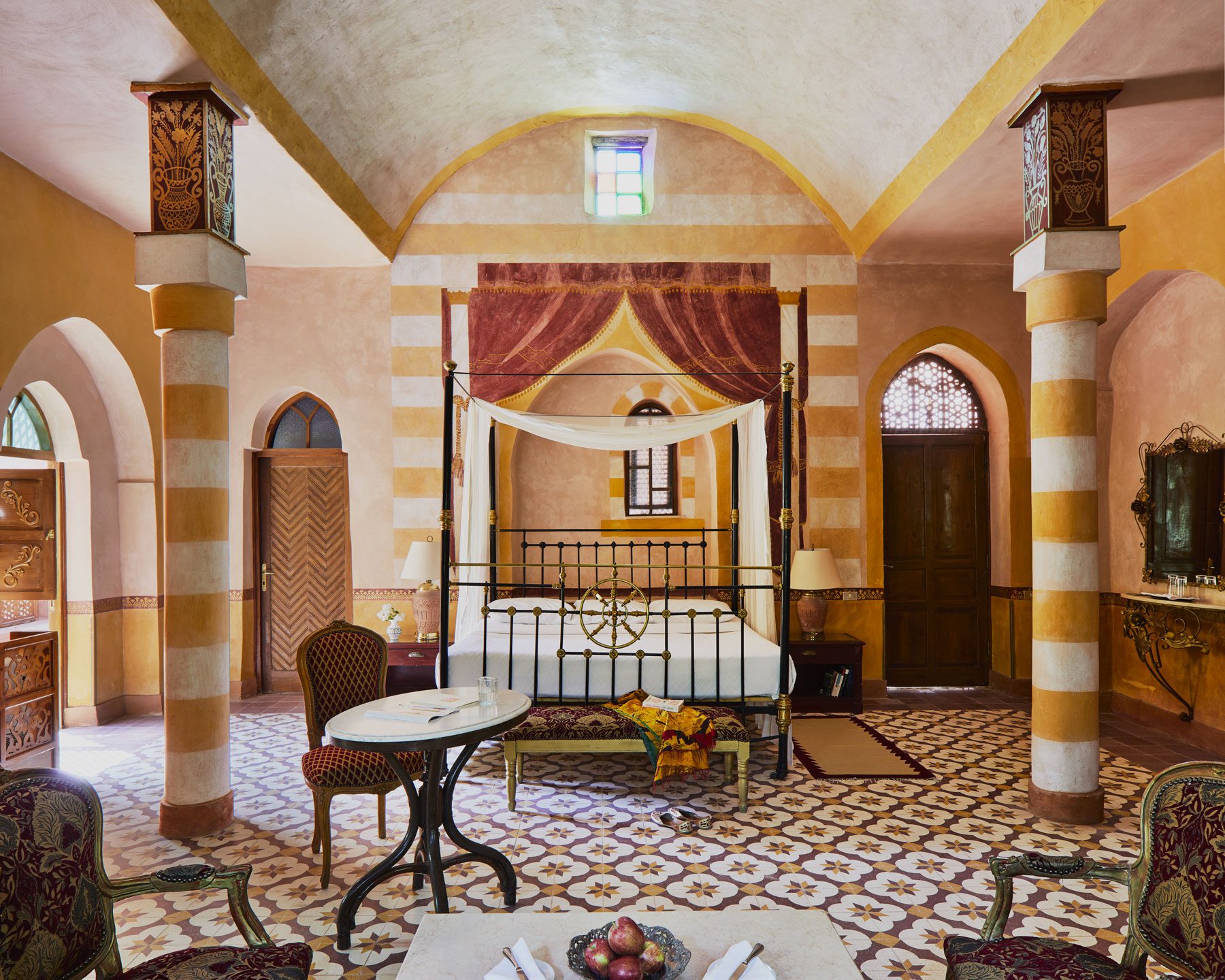 Chambre Deluxe, Hôtel Al Moudira, Louxor, Égypte © Al Moudira