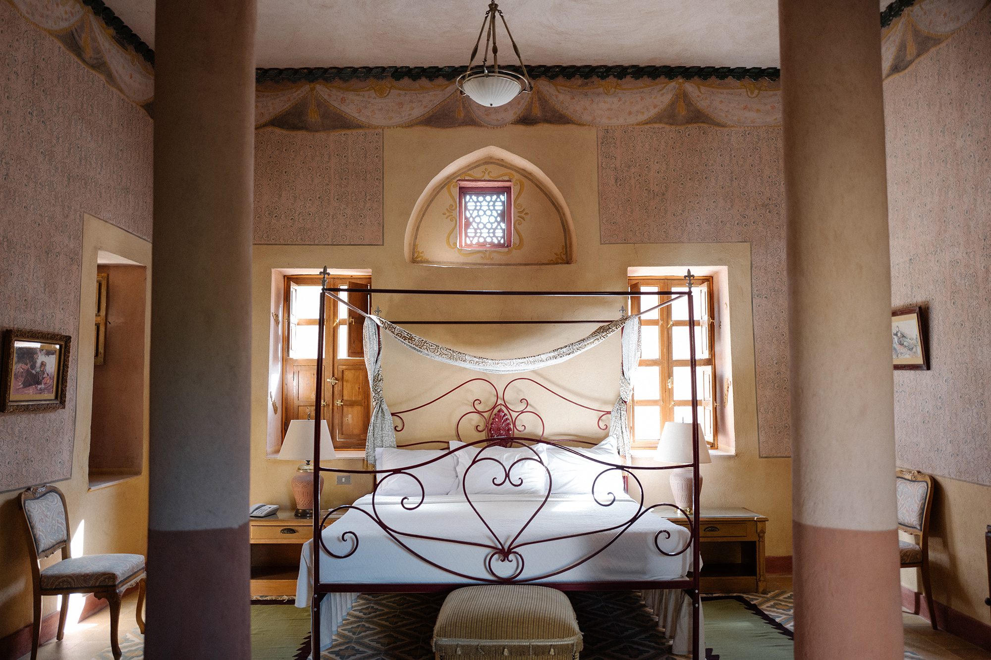 Chambre Deluxe, Hôtel Al Moudira, Louxor, Égypte © Al Moudira