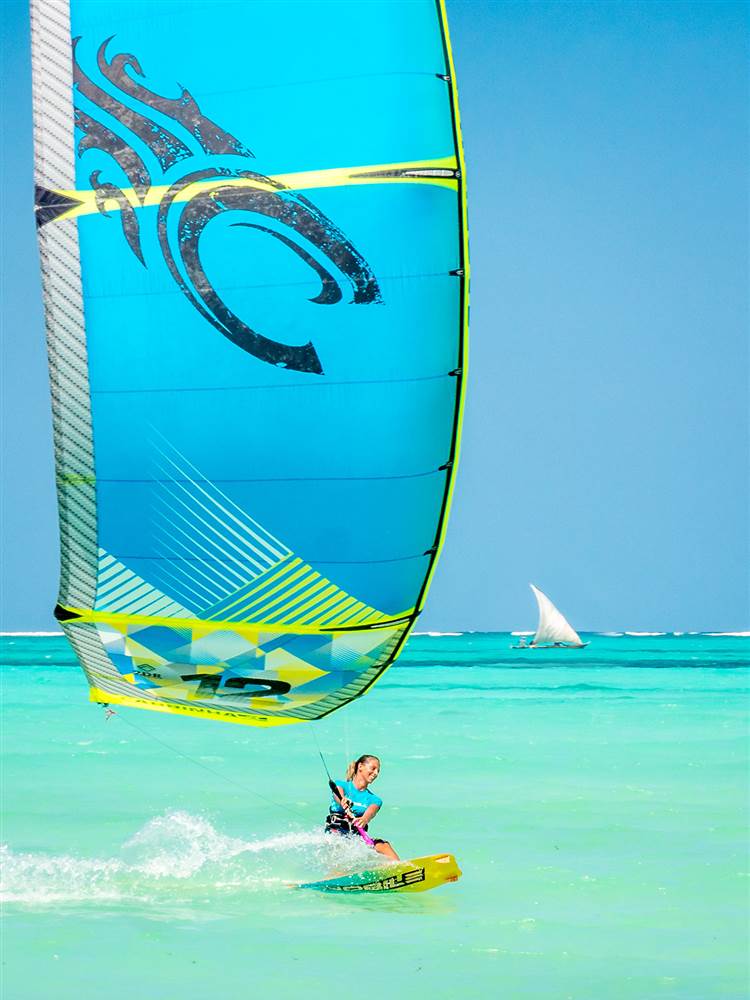 Kitesurfing, White Sand Luxury Villas & Spa, Zanzibar