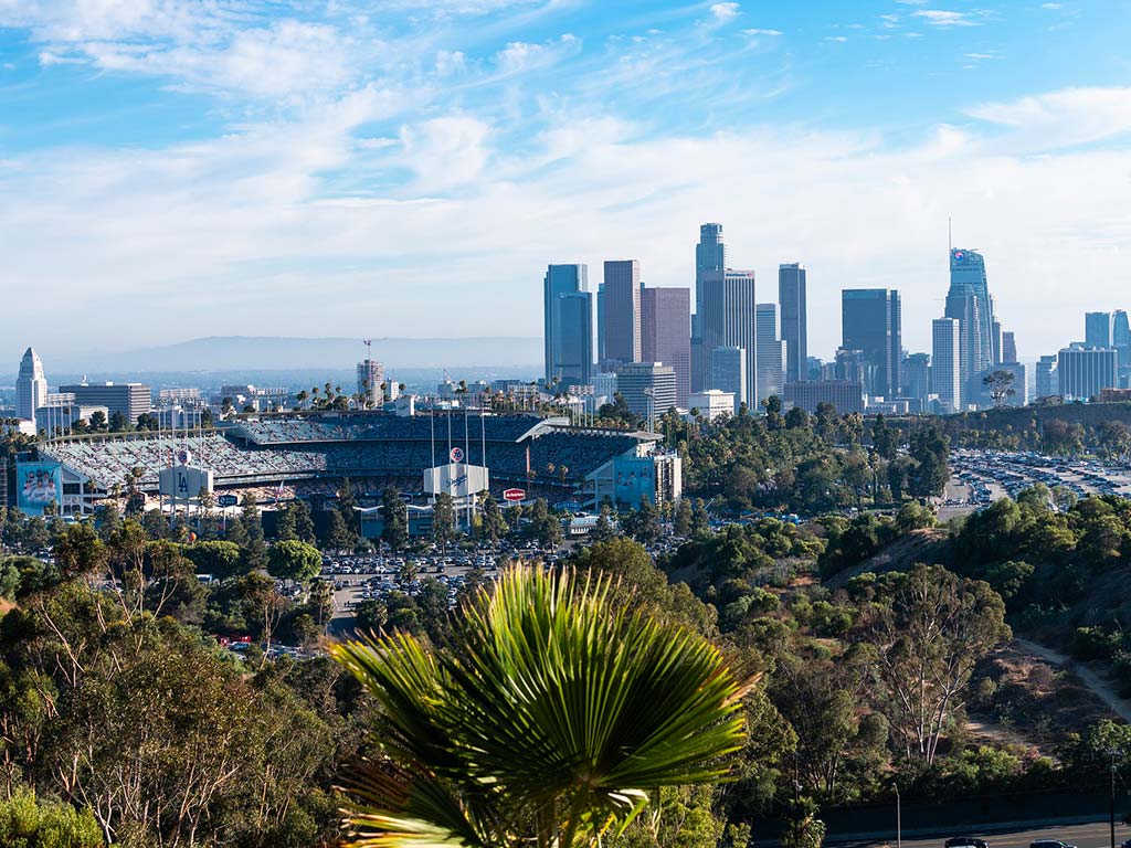 Gratte-ciels de Los Angeles, Californie, USA © Manfred Guttenberger