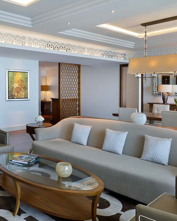 Suite deux chambres vue mer, Waldorf Astoria Dubaï Palm Jumeirah © Hilton Worldwide