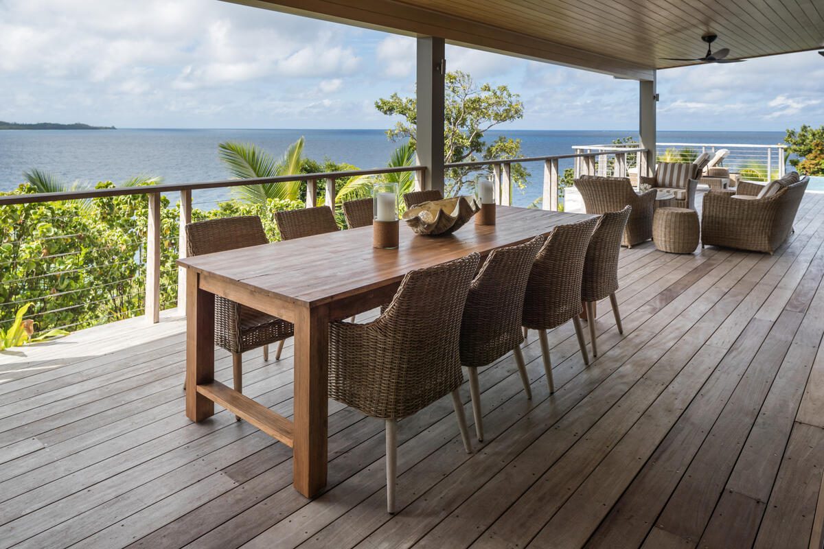 Terrasse, Residence Ocean © Kokomo Private Island Fiji