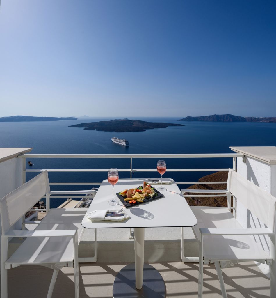 Terrasse, Senior Suite, Nefeles Luxury Suites, Santorin, Grèce © Nefeles Suites