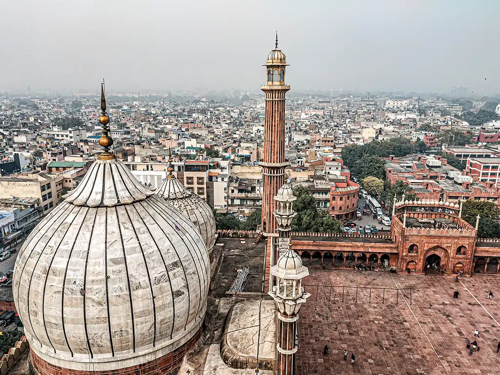 Mosquée Jama Masjid, Delhi, Rajasthan, Inde © Confused me