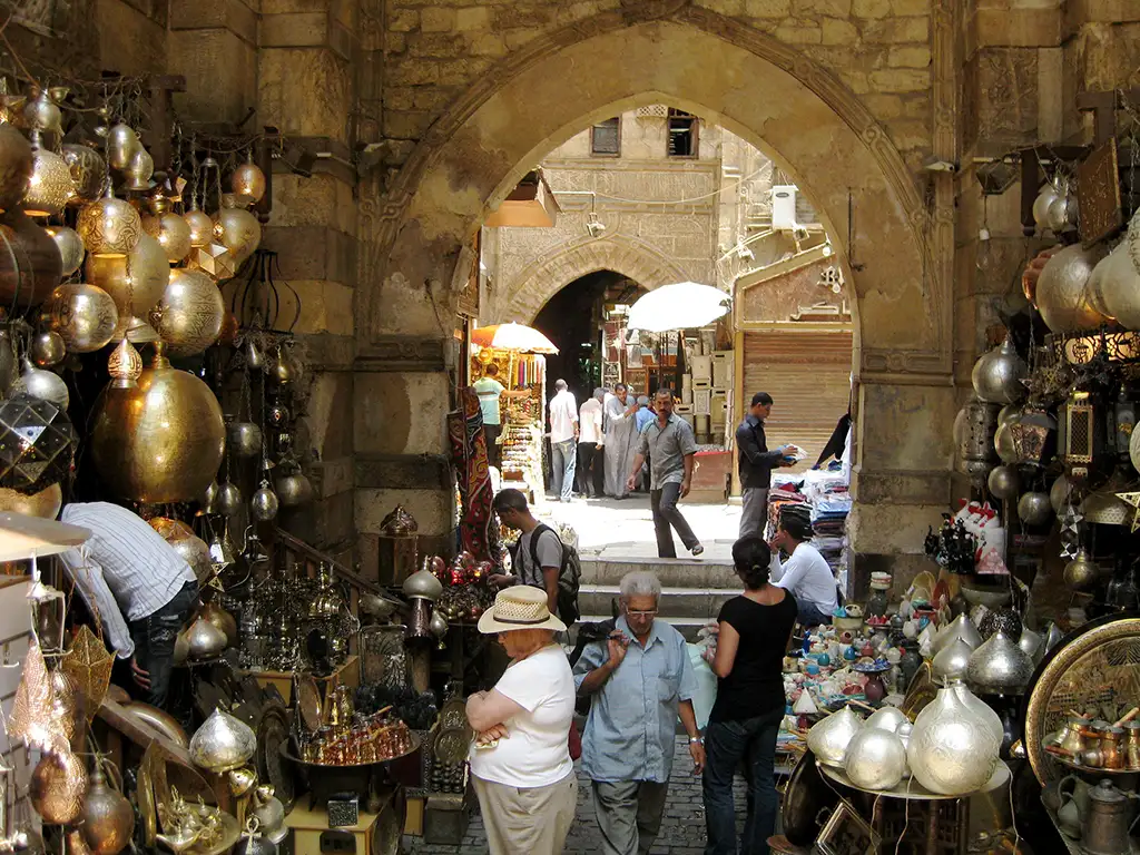 Bazar Khan El Khalili, Le Caire, Égypte © annemarieangelo