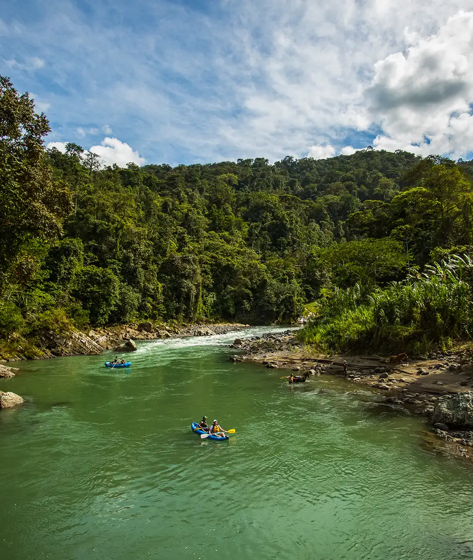 Canoë sur la rivière, Pacuare Lodge, Costa Rica © Böëna Lodges