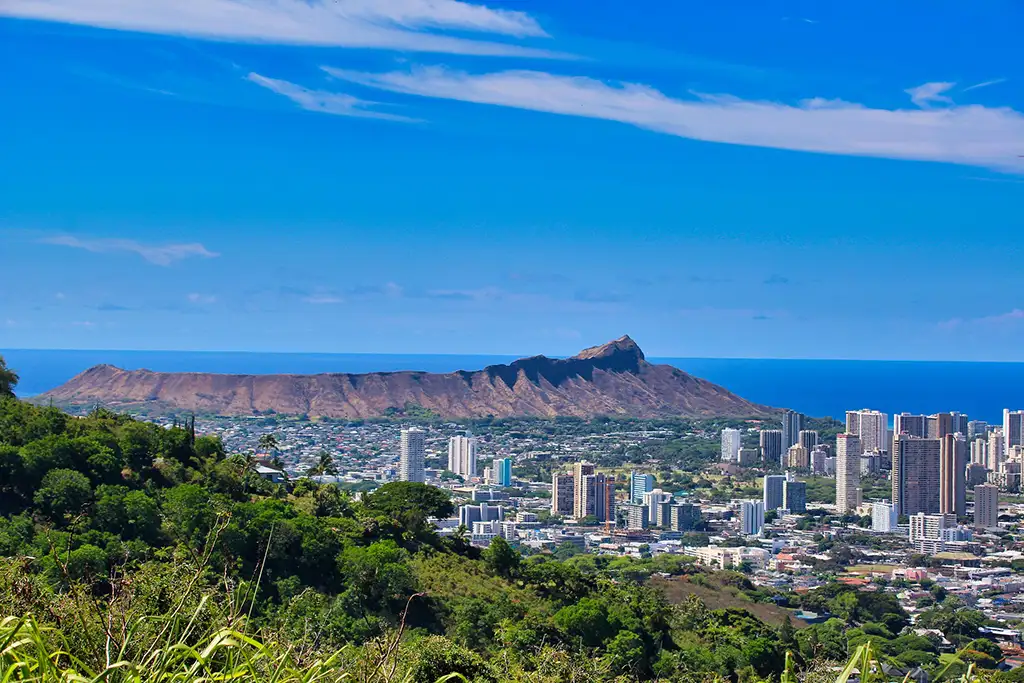 Diamond Head, Honolulu, Hawaï, USA © H. Hach