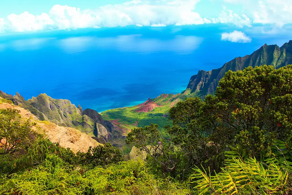 Côte de Na Pali, île de Kauai, Hawaï, Usa © TC. Perch