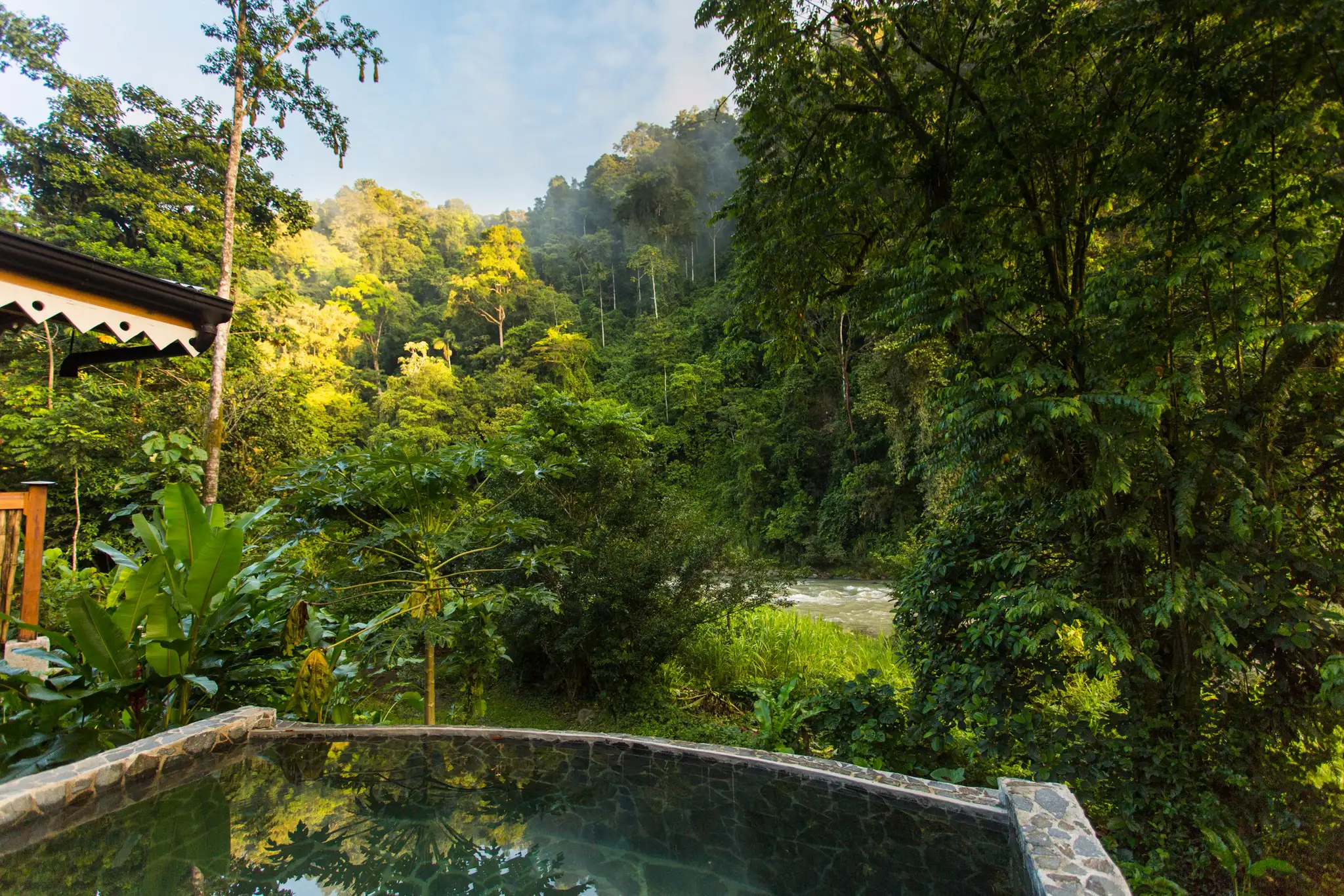 Piscine privée à débordement, Linda Vista Villa, Pacuare Lodge, Costa Rica © Böëna Lodges