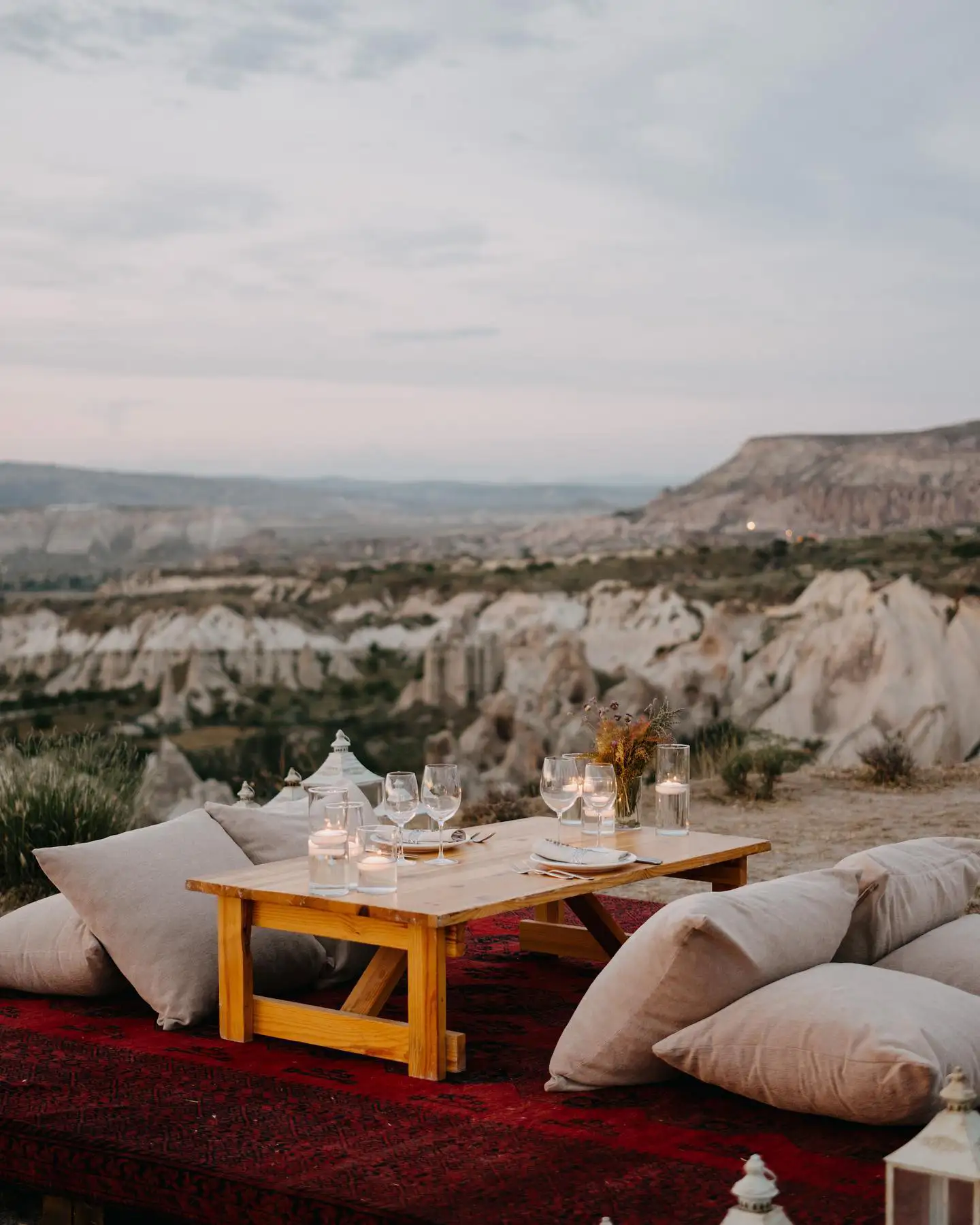 Dîner privé, Vallée de l'Amour, Museum Hotel, Uçhisar, Cappadoce, Turquie © Museum Hotel