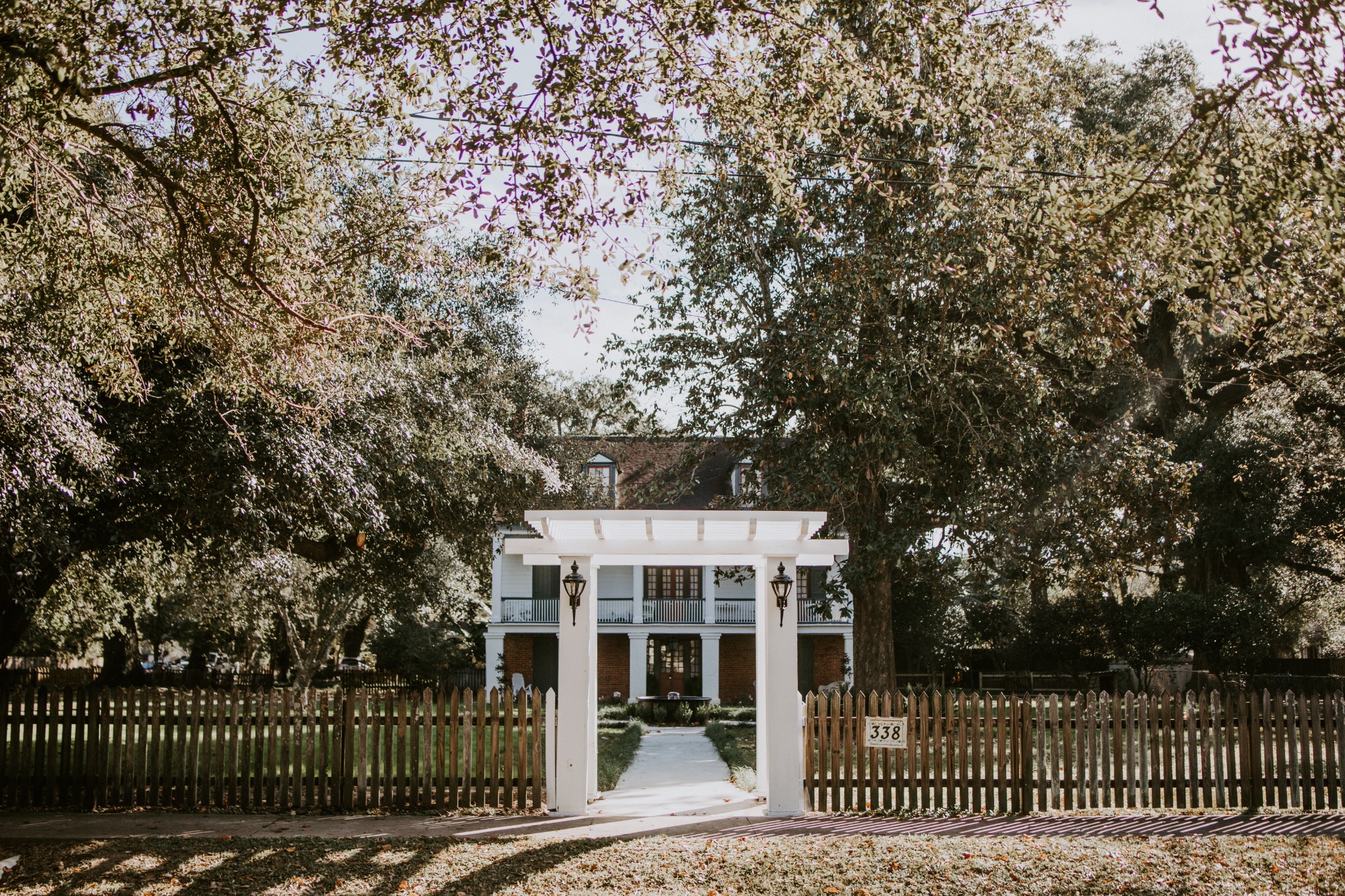 Entrée, Maison Mouton B&B, Lafayette, Louisiane, USA © Maison Mouton B&B