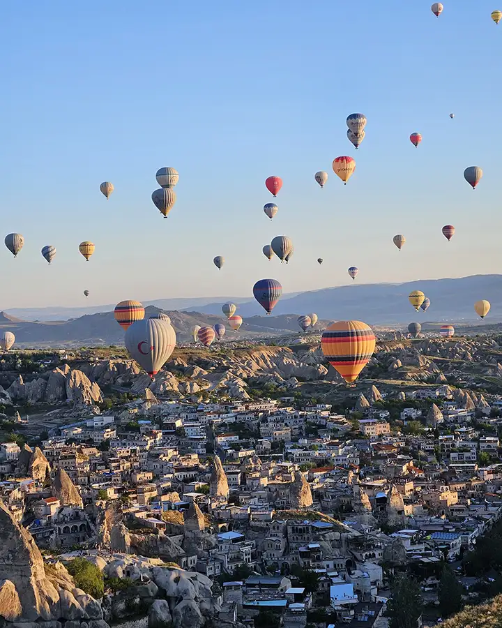 Montgolfières, Cappadoce, Turquie © Andrew Smith