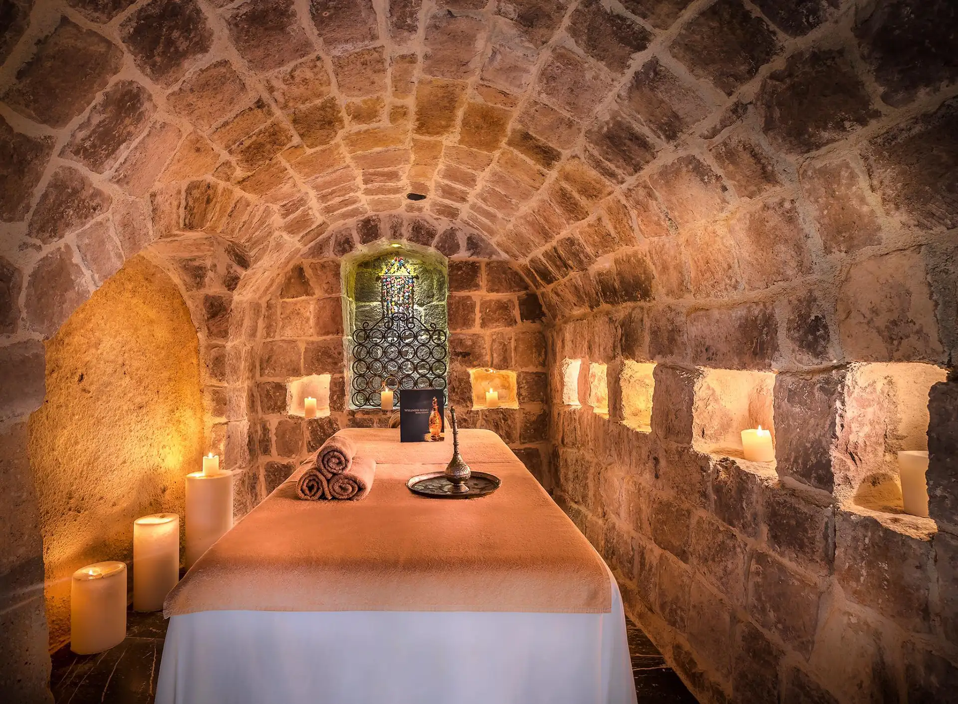 Salle de massage privée, Şelale Suite, Museum Hotel, Uçhisar, Cappadoce, Turquie © Museum Hotel